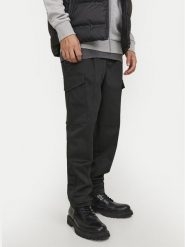Jack&Jones Spodnie materiałowe Bill 12247358 Czarny Tapered Fit. Czarne spodnie materiałowe Jack&Jones, m, bez wzorów, z bawełny. Za 119.99 zł.