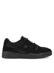 DC Sneakersy CONSTRUCT ADYS100822-3BK Czarny. Czarne buty sportowe casual DC, bez wzorów, ze skóry, bez zapięcia. Za 299.99 zł.