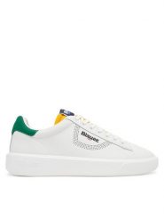 Blauer Sneakersy S5BUCK03/LES Biały. Białe buty sportowe casual Blauer, bez wzorów, ze skóry, bez zapięcia. Za 379.99 zł.