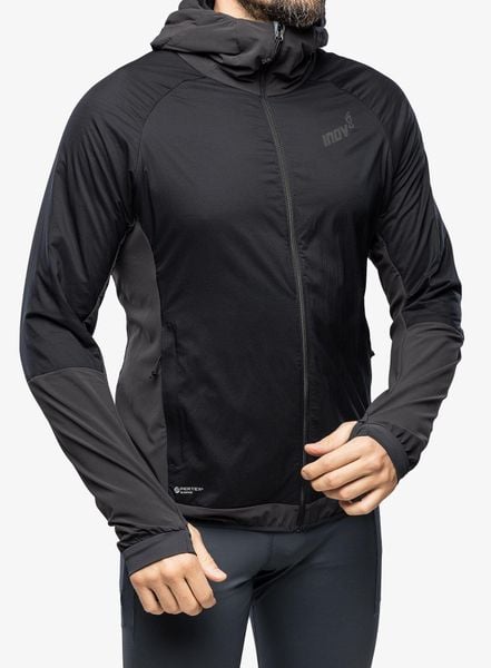 Kurtka ocieplana męska Inov-8 Performance Hybrid Jacket. Czarne kurtki Inov-8, l, bez wzorów, z syntetyku, bez kaptura. Za 951.49 zł.