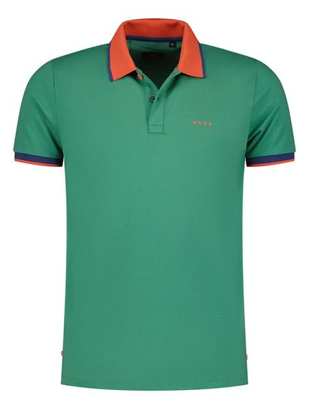 NEW ZEALAND AUCKLAND Koszulka polo w kolorze zielonym rozmiar: XL. Zielone koszulki polo New Zealand Auckland, xl, bez wzorów, z bawełny, bez kołnierzyka, bez ramiączek. Za 109.95 zł.