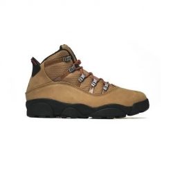 Buty do chodzenia męskie Nike Jordan Winterized 6 Rings. Brązowe buty sportowe casual Nike, bez wzorów, z materiału, bez zapięcia. Za 831.00 zł.