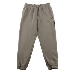 Second life - Joggings Męskie Fleece Jogger Beżowe - Jak nowy. Brązowe joggery i bojówki Reebok, l, bez wzorów, z materiału, eleganckie. Za 100.86 zł.