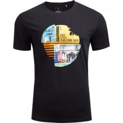 T-shirt męski TSM620 - głęboka czerń - Outhorn. T-shirty marki Outhorn. Za 39.99 zł.
