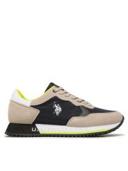 U.S. Polo Assn. Sneakersy Cleef CLEEF001A Niebieski. Niebieskie buty sportowe casual U.S. Polo Assn., bez wzorów, z materiału, bez zapięcia. Za 459.99 zł.