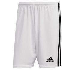 Spodenki piłkarskie męskie adidas Squadra 21 Short. Białe szorty Adidas, m, bez wzorów, sportowe. Za 65.94 zł.