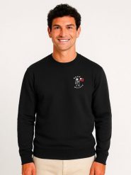 WOOOP Bluza "Moon walker" w kolorze czarnym rozmiar: XL. Czarne bluzy Wooop, xl, bez wzorów, z bawełny, bez kaptura. Za 152.62 zł.