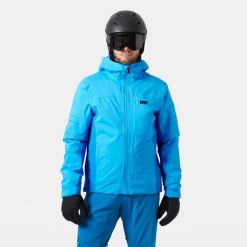 Kurtka narciarska Helly Hansen Courchevel. Niebieskie kurtki narciarskie i snowboardowe Helly Hansen, m, bez wzorów, narciarskie. W wyprzedaży za 1,499.50 zł.