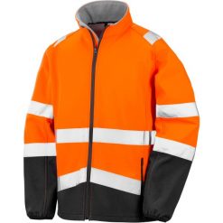 Kurtka Result Softshell polyester. Brązowe kurtki RESULT, xl, bez wzorów, z poliesteru, bez kaptura. Za 198.25 zł.