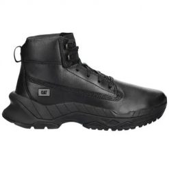 Buty trekkingowe męskie Caterpillar Wattage MID. Czarne buty turystyczne CATerpillar, bez wzorów, z materiału, za kostkę, bez zapięcia, trekkingowe. Za 642.00 zł.