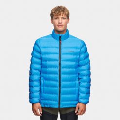 Kurtka trekkingowa męska Alpinus Nordend niebieska. Niebieskie kurtki Alpinus, m, bez wzorów, bez kaptura. Za 349.00 zł.
