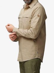 Koszula turystyczna Fjallraven Abisko Trail Shirt LS. Brązowe koszule Fjällräven, s, bez wzorów, z bawełny, bez kołnierzyka, bez ramiączek. Za 577.49 zł.