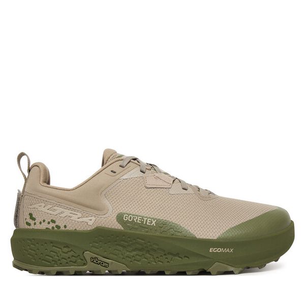 Buty do biegania Altra. Brązowe buty do biegania Altra, bez wzorów, z gore-texu, bez zapięcia, do biegania, gore-tex. Za 899.99 zł.