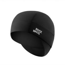 Czapka rowerowa Rockbros zimowa dwustronna. Czarne czapki zimowe ROCKBROS, bez wzorów. Za 59.99 zł.