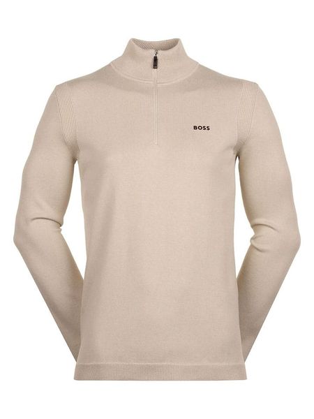 Hugo Boss Underwear Sweter "Ever" w kolorze beżowym rozmiar: M. Brązowe swetry nierozpinane Hugo Boss Underwear, m, bez wzorów, z bawełny, bez kołnierzyka, bez ramiączek. Za 429.95 zł.