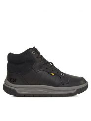 CATerpillar Trzewiki Apa Cush Mid P725848 Czarny. Czarne botki sznurowane CATerpillar, bez wzorów, ze skóry, bez obcasa, bez zapięcia. Za 449.99 zł.