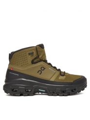 On Trekkingi Cloudrock Mid Wp 3MF10161473 Khaki. Brązowe buty trekkingowe On, bez wzorów, z materiału, bez zapięcia. Za 1,039.00 zł.