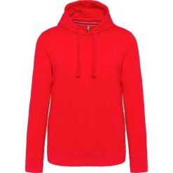 Bluza z kapturem z polaru Kariban. Czerwone bluzy z kapturem KARIBAN, m, bez wzorów, z polaru, z kapturem. Za 193.50 zł.
