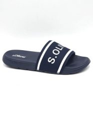 S.Oliver Klapki w kolorze granatowym rozmiar: 42. Niebieskie klapki S.Oliver. Za 83.42 zł.