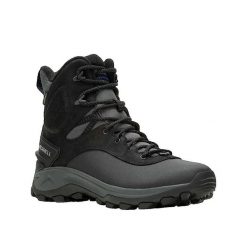 Buty turystyczne Merrell Thermo Kiruna 2 Wodoodporne. Czarne buty turystyczne Merrell, na zimę, bez wzorów, z materiału, bez zapięcia. Za 707.45 zł.