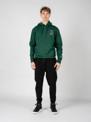Champion Bluza "Hoodie" | HBGF89H586NKA | Mężczyzna | Zielony. Zielone bluzy Champion, m, bez wzorów, z bawełny, bez kaptura. W wyprzedaży za 169.00 zł.