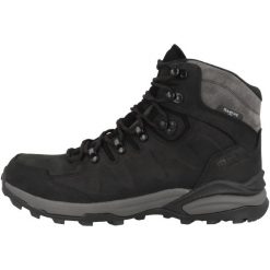 Buty trekkingowe męskie Jack Wolfskin Refugio Prime Texapore Mid. Szare buty turystyczne Jack Wolfskin, na zimę, bez wzorów, z materiału, za kostkę, bez zapięcia, trekkingowe. Za 668.00 zł.