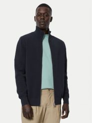 Marc O'Polo Sweter M26 5023 61158 Granatowy Regular Fit. Niebieskie swetry rozpinane Marc O'Polo, m, bez wzorów, z bawełny, bez kołnierzyka, bez ramiączek. Za 219.99 zł.