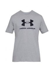 Under Armour T-shirt w kolorze szarym rozmiar: onesize. Szare bezrękawniki Under Armour, bez wzorów, bez kołnierzyka, bez ramiączek. Za 93.07 zł.