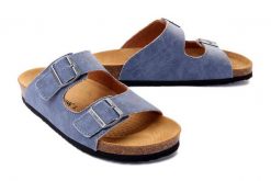 DR. BRINKMANN 600056-51 denim, klapki profilaktyczne męskie. Klapki Dr. Brinkmann, z denimu. Za 112.45 zł.