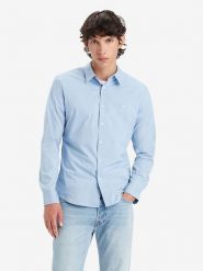 Levi's Koszula - Slim fit - w kolorze błękitnym rozmiar: S. Niebieskie koszule Levi's®, s, bez wzorów, bez kołnierzyka, bez ramiączek. Za 87.61 zł.