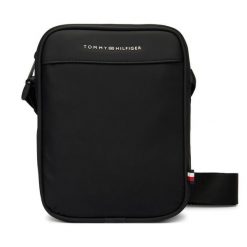 Saszetka Tommy Hilfiger. Czarne saszetki i nerki Tommy Hilfiger, bez wzorów. Za 289.99 zł.