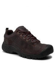 Keen Półbuty Targhee III Oxford 1022513 Brązowy. Brązowe eleganckie półbuty Keen, bez wzorów, ze skóry, bez obcasa, bez zapięcia. Za 369.99 zł.