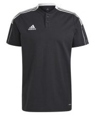 Adidas Funkcyjna koszulka polo "TIRO21" w kolorze czarnym rozmiar: S. Czarne koszulki polo Adidas, s, bez wzorów, bez kołnierzyka, bez ramiączek, outdoorowe. Za 65.23 zł.
