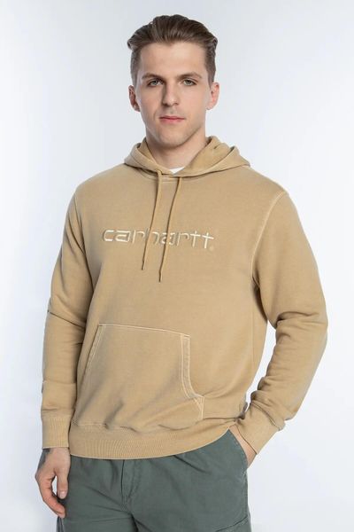 BLUZA MĘSKA Z KAPTUREM CARHARTT WIP HOODED DUSTER SWEAT DUST BROWN KOLOR BEŻOWY. Brązowe bluzy z kapturem Carhartt, l, bez wzorów, z bawełny, z kapturem. Za 294.50 zł.
