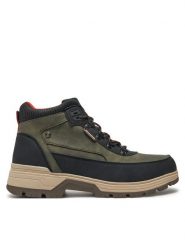 Kimberfeel Trapery Ben Khaki. Brązowe trapery Kimberfeel, ze skóry, bez zapięcia. Za 499.99 zł.