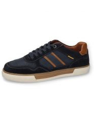 Camel Active Skórzane sneakersy "Bayland" w kolorze granatowo-jasnobrązowym rozmiar: 44. Brązowe buty sportowe casual Camel Active, bez wzorów, bez zapięcia. Za 267.29 zł.
