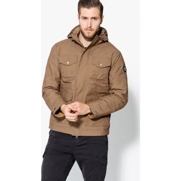 Timberland Kurtka Dv Mount Isolation Cruiser , beżowy, rozmiar L. Brązowe kurtki Timberland, na zimę, l, bez wzorów, z bawełny, bez kaptura. W wyprzedaży za 599.99 zł.