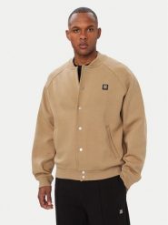 HUGO Kurtka bomber Dabin 50563037 Beżowy Oversize. Brązowe kurtki Hugo, m, bez wzorów, z bawełny, bez kaptura. Za 799.99 zł.
