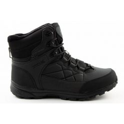 Buty trekkingowe męskie Regatta Samaris Thermo. Czarne trekkingi Regatta, bez wzorów, bez zapięcia. Za 389.00 zł.