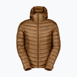 Kurtka ocieplana męska SCOTT Insuloft Tech Primaloft Hoody. Brązowe kurtki Scott, m, bez wzorów, z puchu, bez kaptura. Za 589.99 zł.