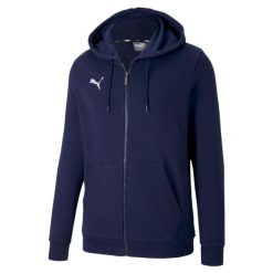 Bluza męska Puma teamGOAL 23 Casuals Hooded Jacket granatowa. Niebieskie bluzy z kapturem Puma, l, bez wzorów, z bawełny, z kapturem. Za 187.00 zł.