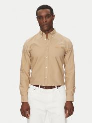 BOSS Koszula H-Roan-Bd-E-C1-243 50521996 Beżowy Slim Fit. Brązowe koszule Boss, m, bez wzorów, z bawełny, bez kołnierzyka, bez ramiączek. Za 379.99 zł.