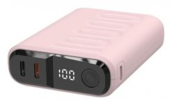 RealPower PB-10000C PD+ 10000 mAh Różowy. Czerwone powerbanki No name. Za 166.99 zł.