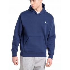 Bluza na co dzień męska NIKE JORDAN BROOKLYN FLEECE z kapturem. Niebieskie bluzy z kapturem Jordan, m, bez wzorów, z kapturem. Za 315.00 zł.