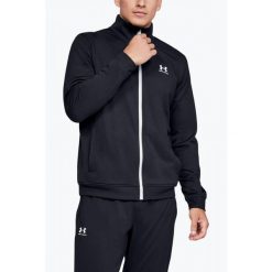 Bluza Męska Under Armour Treningowa Szybkoschnąca Sportowa Rozpinana. Czarne bluzy bez kaptura Under Armour, m, bez wzorów, bez kaptura. Za 189.99 zł.