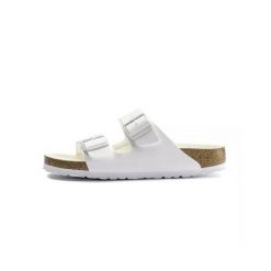 Klapki unisex Birkenstock Arizona BF. Białe klapki Birkenstock, z materiału. Za 329.00 zł.