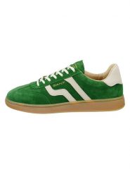 GANT Footwear Skórzane sneakersy "Cuzmo" w kolorze zielonym rozmiar: 46. Zielone buty sportowe casual GANT Footwear, bez wzorów, bez zapięcia. Za 373.30 zł.
