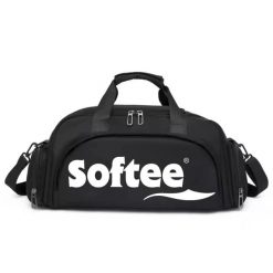 Torba sportowa Softee. Czarne torby na ramię Softee, bez wzorów, z materiału, do ręki, bez dodatków. Za 180.99 zł.