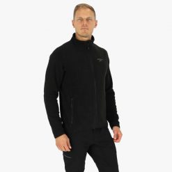 Bluza polarowa turystyka męska Swedemount Tromsö Fleece. Czarne bluzy z polaru SWEDEMOUNT, na zimę, m, bez wzorów, z polaru, bez kaptura. Za 169.99 zł.
