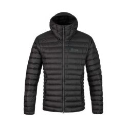 Kurtka z kapturem Rafiki Project. Czarne kurtki RAFIKI, bez wzorów, z puchu, z kapturem. Za 1,001.05 zł.